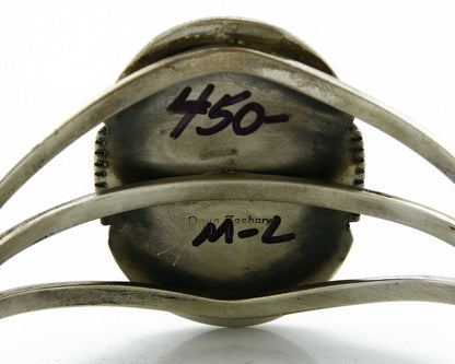 Navajo Turquoise Bracelet .925 Silver Signed Doug Zachary Cuff