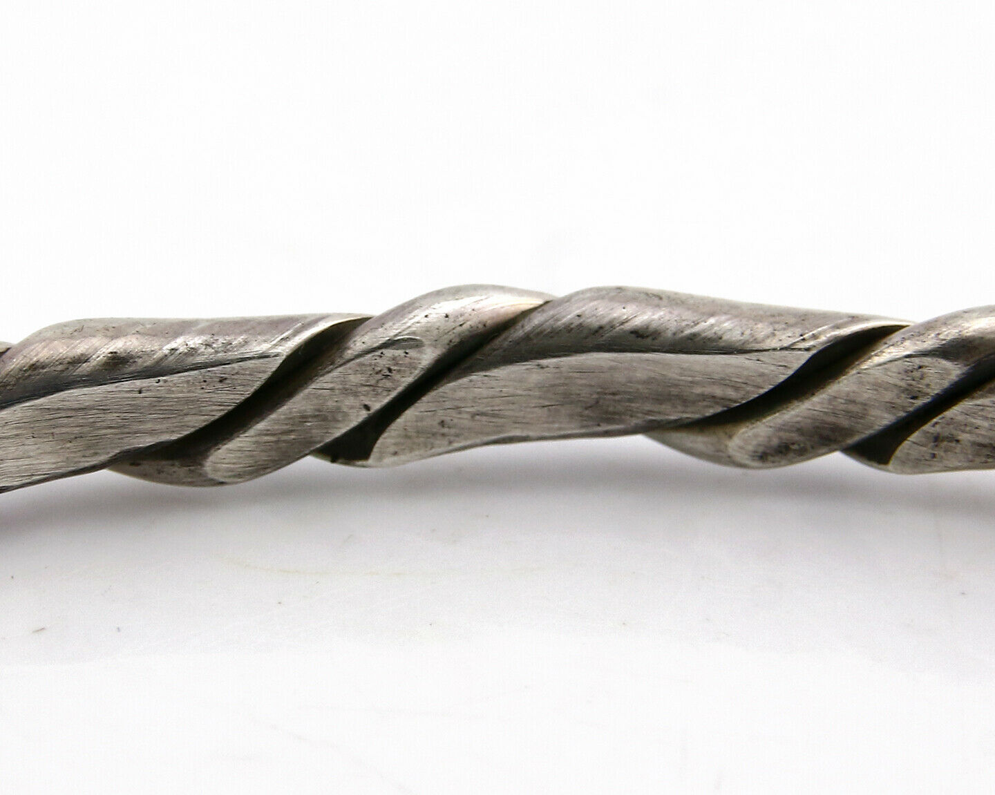 Navajo Twist Bracelet .925 SOLID Silver Handmade Artist TAHE C.80's