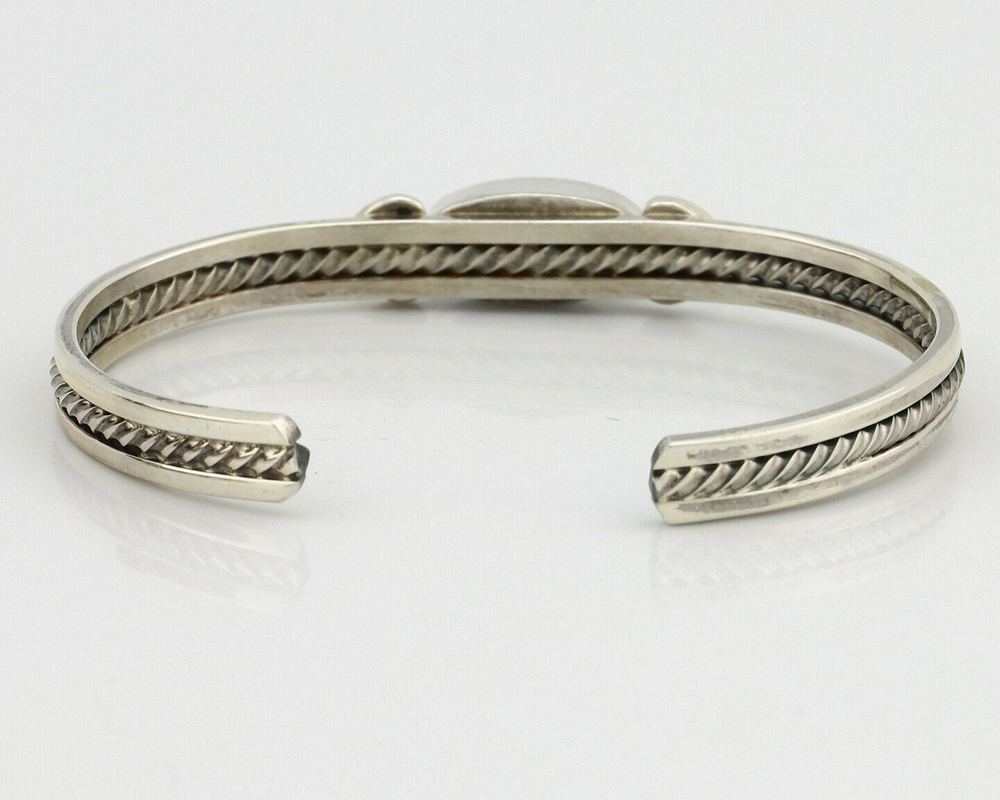 Women's Navajo .925 Silver Kingman Turquoise Artist Inca MFG Circa 1990's