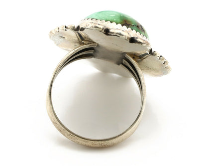 Navajo Ring .925 Silver Royston Turquoise Native American Artist C.80's