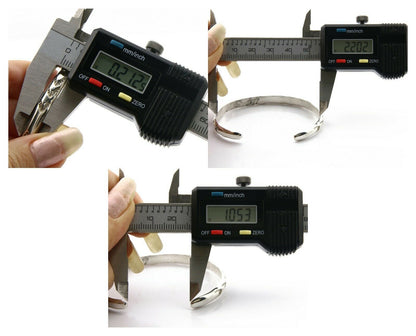 Navajo Bracelet .925 Silver Hand Stamped Arrow Head Artist V Montoya C.80's