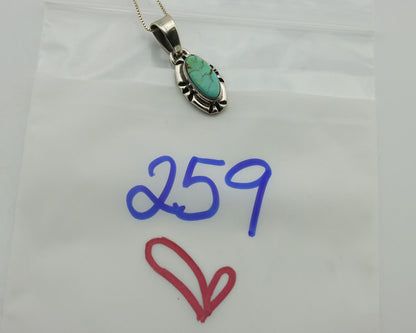 Navajo Necklace .925 Silver Arizona Turquoise Artist Gecko C.1980's