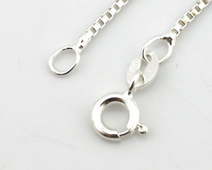 Zuni Handmade Cross Necklace 925 Silver Natural Gemstone Signed W. IULE C.80's