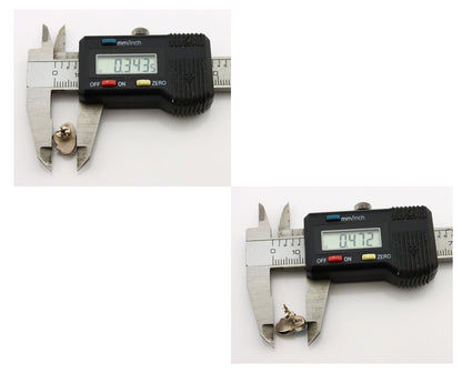 Navajo Earrings 925 Silver Natural Mined Turquoise Native American Artist C.80's