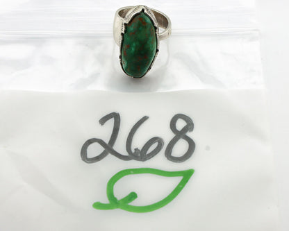 Navajo Ring 925 Silver Royston Turquoise Signed Lee Bennette C.80's