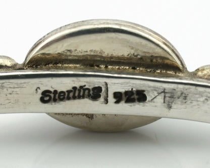 Navajo Bracelet .925 Silver Royston Turquoise Native American Artist C.90's
