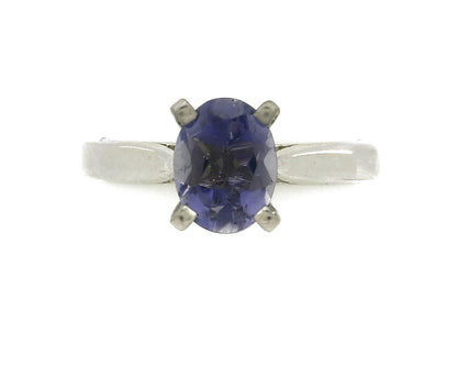 Women's Natural Tanzanite Ring 18k SOLID White Gold 2.5 Approximate TCW