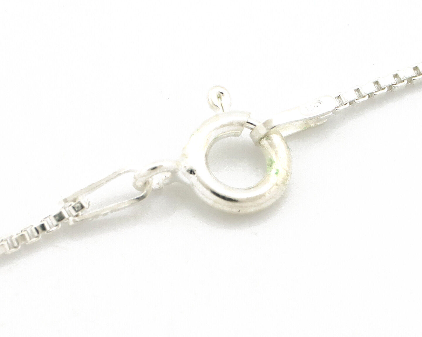 Navajo Necklace 925 Silver Kingman Turquoise Artist Signed Gecko C.80's