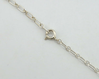 Navajo Pendant .925 Silver Spiderweb Turquoise Native American C.80's