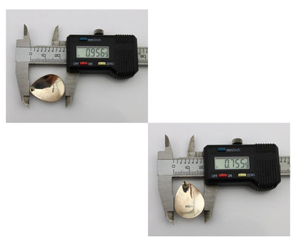 Navajo Earrings 925 Silver Blue Spiderweb Turquoise Native American Artist C90s