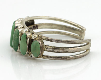 Women's Navajo .925 Silver Turquoise Mountain Signed Artist CW C.80's