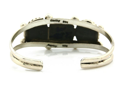 Navajo Bracelet .925 Silver Sleeping Beauty Turquoise Native C.80's