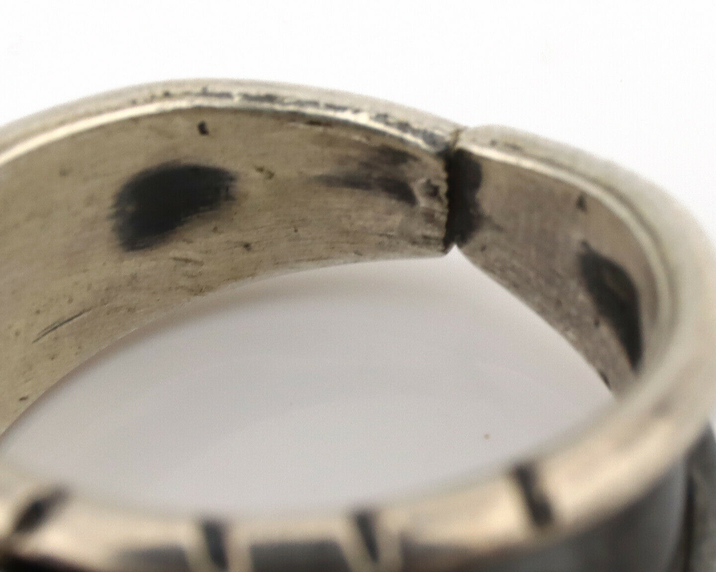 Navajo Ring .925 Silver Natural Blue Turquoise & Red Coral Native C.1980's