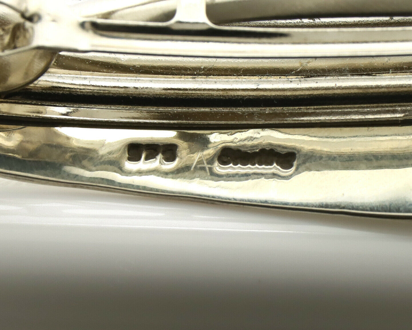 Navajo Hair Clip .925 Silver Sleeping Beauty Turquoise Native Barrette C.80's