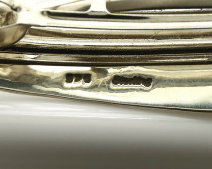 Navajo Hair Clip .925 Silver Sleeping Beauty Turquoise Native Barrette C.80's