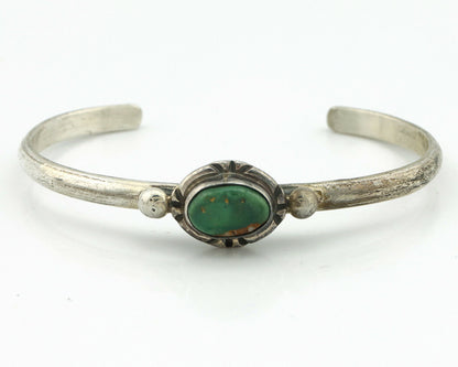 Navajo Bracelet .925 Silver Royston Turquoise Native American Artist C.90's