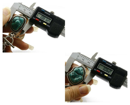 Navajo Bracelet .925 Silver Natural Sea Foam Turquoise Handmade C.80's