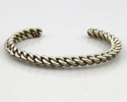 Navajo Handmade Bracelet .925 SOLID Silver Native American Artist Circa 1980's