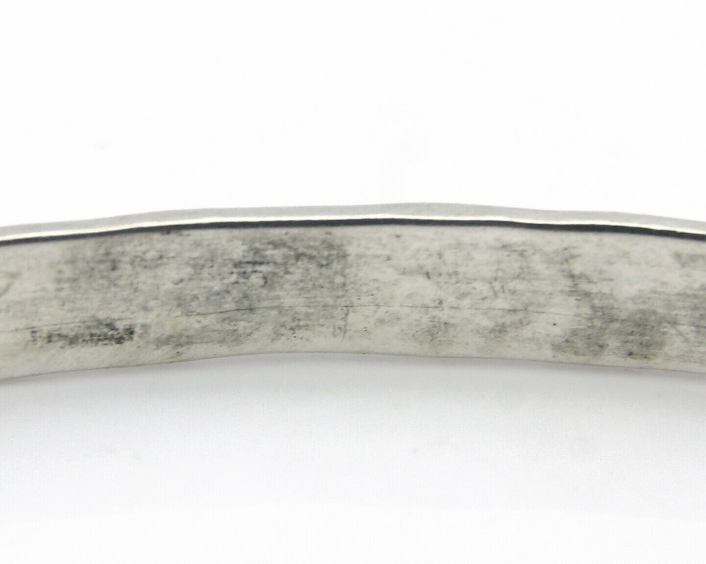 Navajo Bracelet .925 Silver Hand Stamped Arrow Head Artist Montoya C.80's