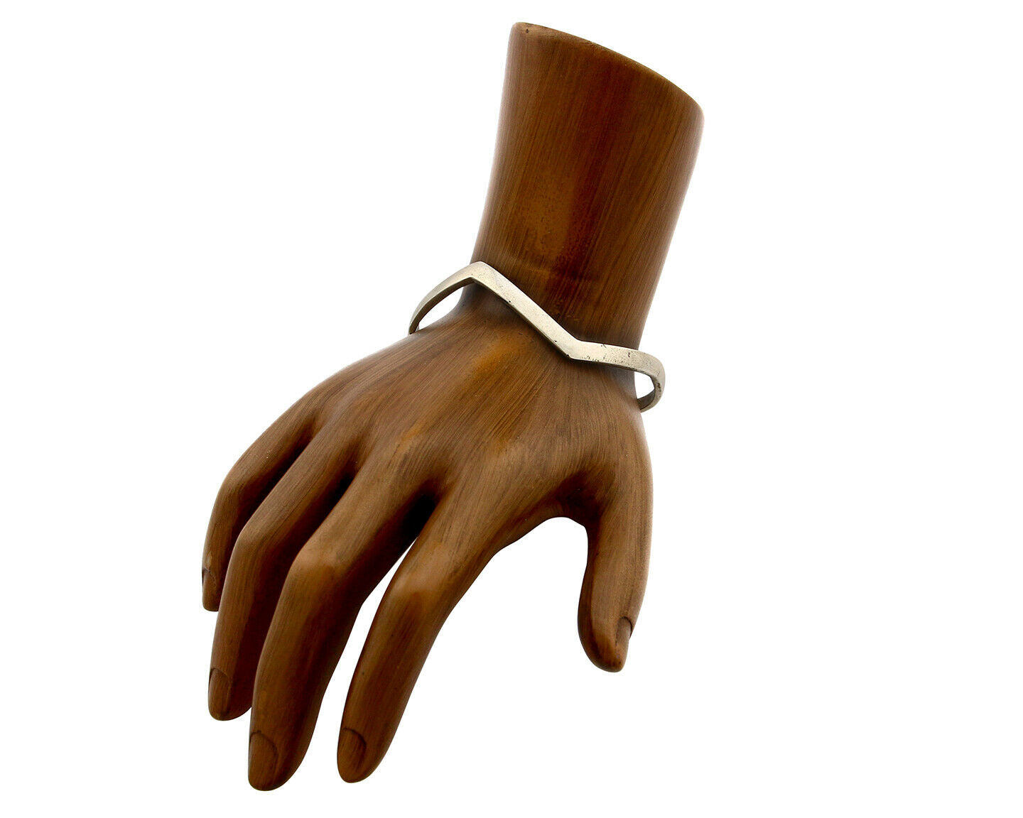 Navajo Bracelet .925 Silver Handmade Sand Cast Native American Artist Circa 70's