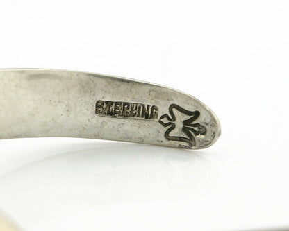 Navajo Handmade Bracelet .925 Silver Native Artist TAHE 80's