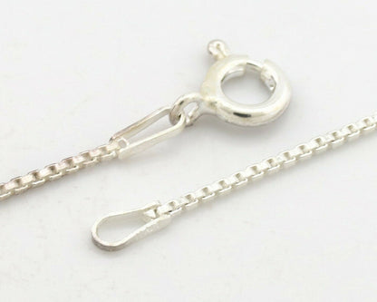 Navajo Necklace .925 Silver Kingman Turquoise Signed Gecko C.80's