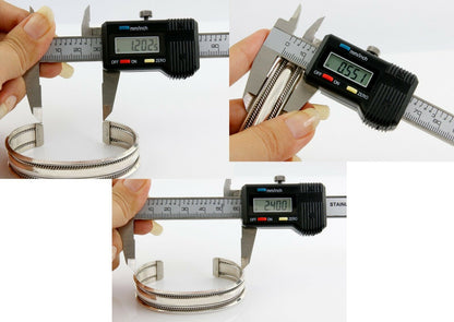 VTG Signed Navajo Indian Artist TAHE .925 Silver Cuff Bracelet