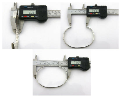 Navajo Bracelet .925 Silver Hand Stamped Arrow Head Artist I Montoya C.80's