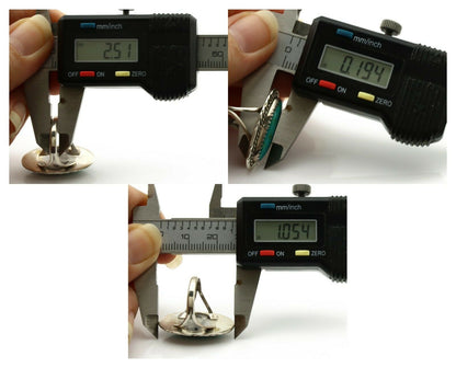 Navajo Ring .925 Silver Kingman Turquoise Native American Artist C.1980's