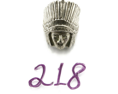 Navajo Indian War Chief Artist IT Ring .925 SOLID Sterling Silver C.80's Size 11