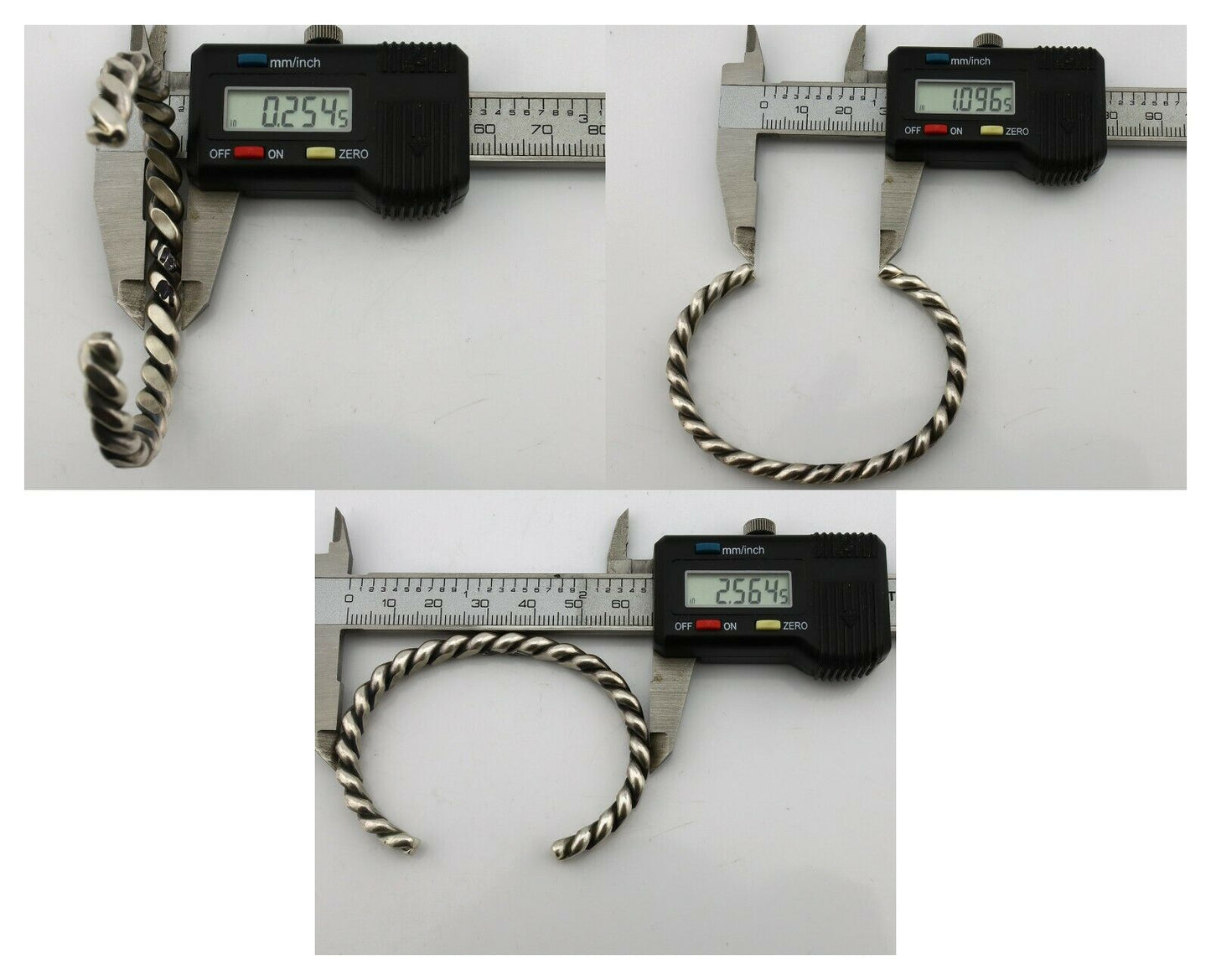 Navajo Handmade Bracelet .925 SOLID Silver Native American Artist Circa 1980's