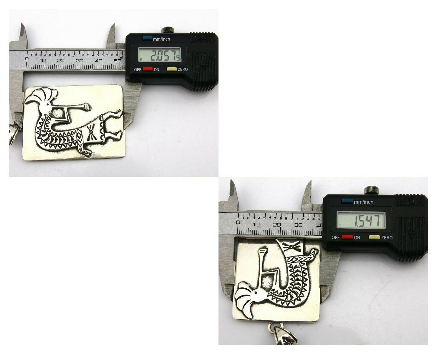 Navajo Pendant .925 Silver Artist Native American C.80's