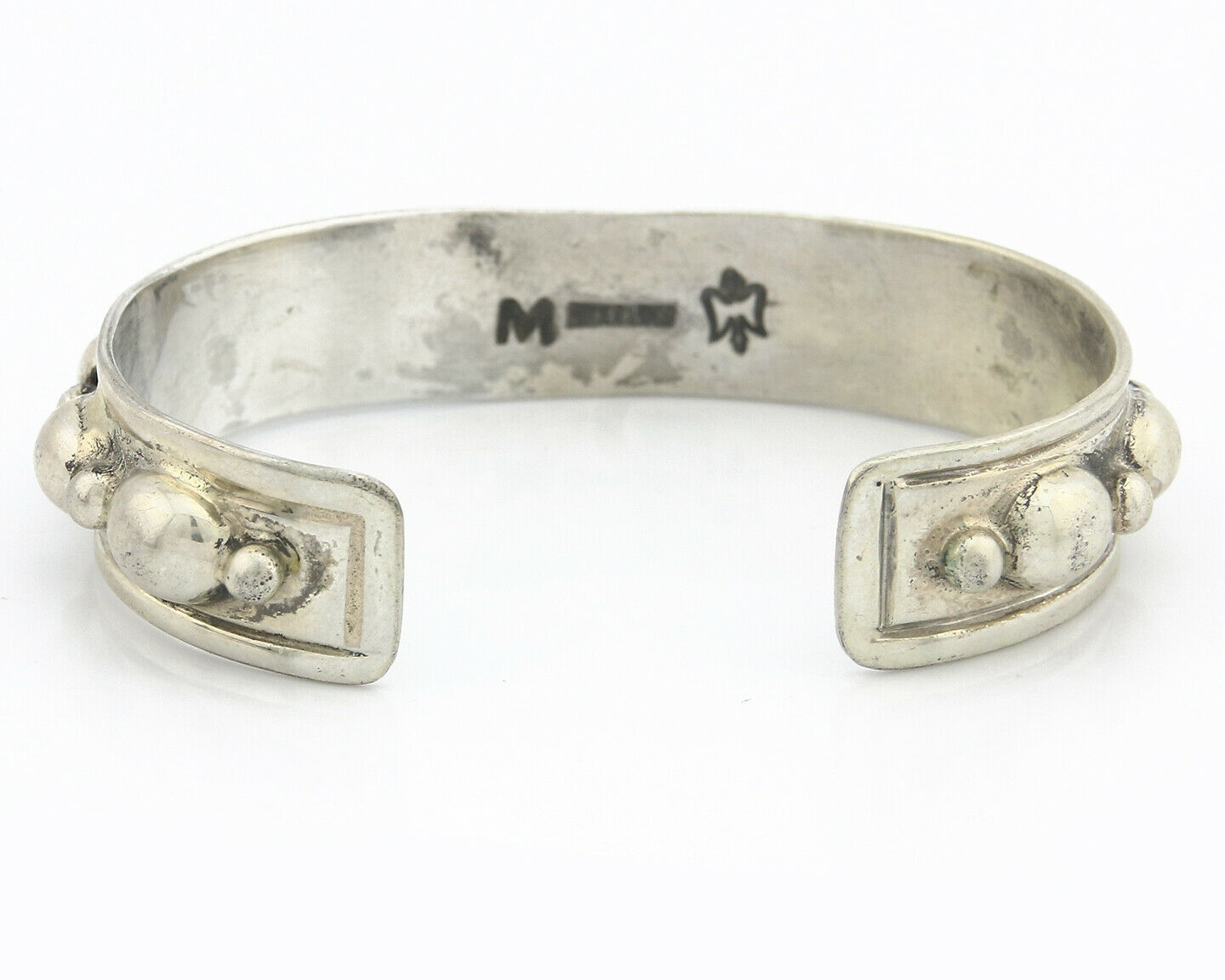Navajo Bracelet .925 SOLID Silver Handmade Artist C Montoya C. 1980's