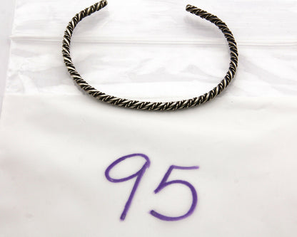 Navajo Bracelet .925 Silver Handmade American Artist Circa 70's