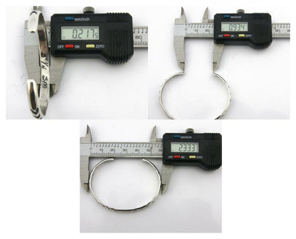 Navajo Bracelet .925 Silver Hand Stamped Arrow Head Artist Montoya C.80's