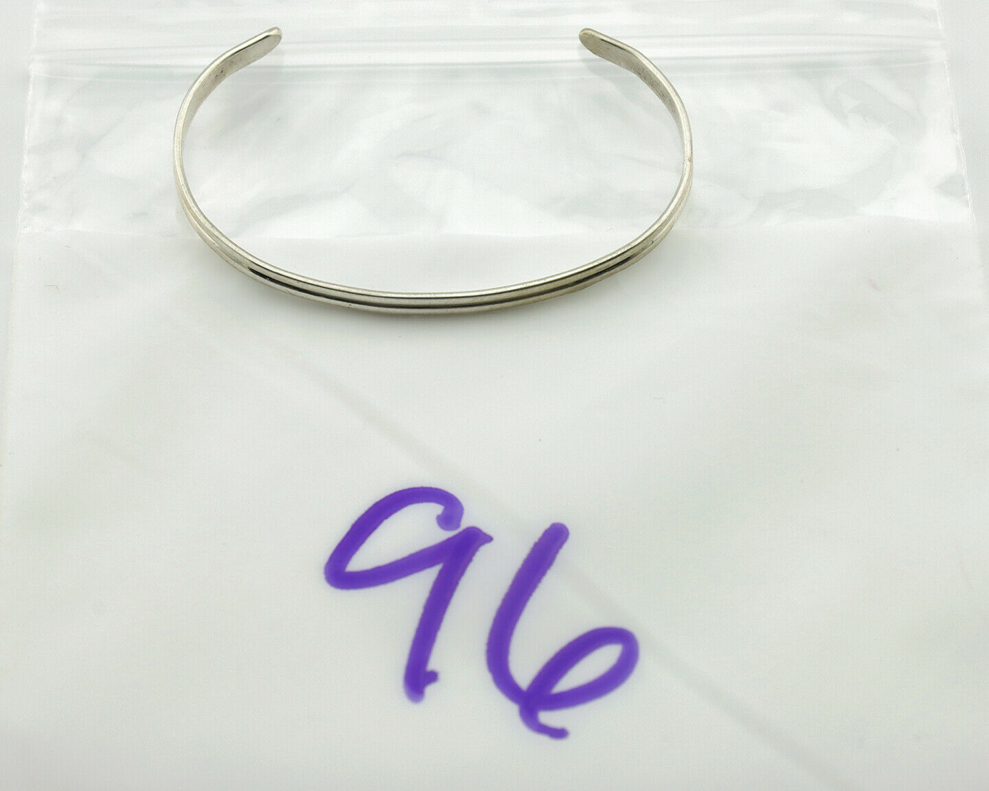 Navajo Toddler Child's Bracelet .925 Solid Silver Native American Artist C.80's