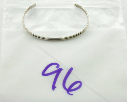 Navajo Toddler Child's Bracelet .925 Solid Silver Native American Artist C.80's