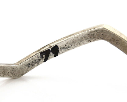 Navajo Bracelet .925 Silver Handmade Sand Cast Native American Artist Circa 70's