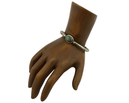 Navajo Bracelet .925 Silver Royston Turquoise Native American Artist C.90's