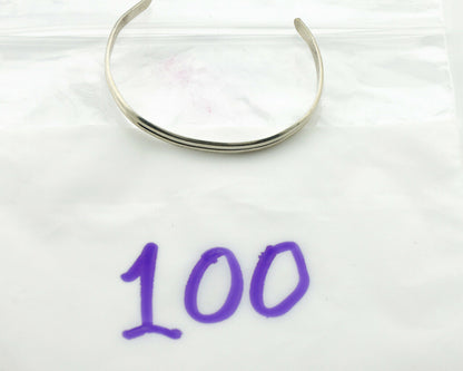 Navajo Toddler Child's Bracelet .925 Solid Silver Native American Artist C.80's