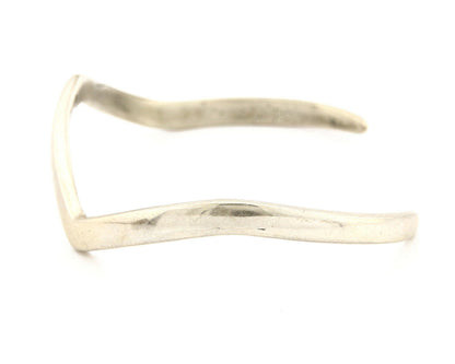 Navajo Bracelet .925 Silver Handmade Sand Cast Native American Artist Circa 70's