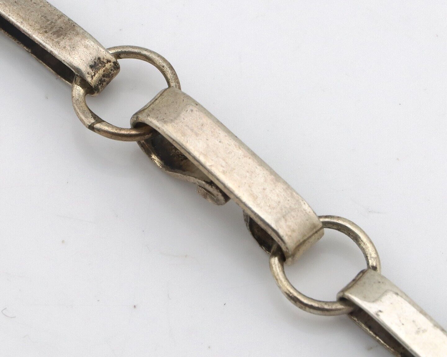 Navajo Necklace 925 Silver Turquoise, Onyx, Lapis Artist Signed M Begay C.80's