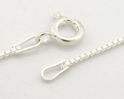 Navajo Necklace .925 Silver Damele Variscite Signed Sun C.1980's