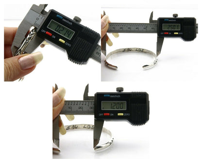 Navajo Bracelet .925 Silver Hand Stamped Arrow Head Artist I Montoya C80s