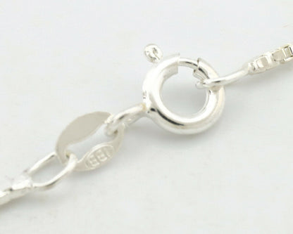 Navajo Necklace .925 Silver Kingman Turquoise Native Artist C.1980's