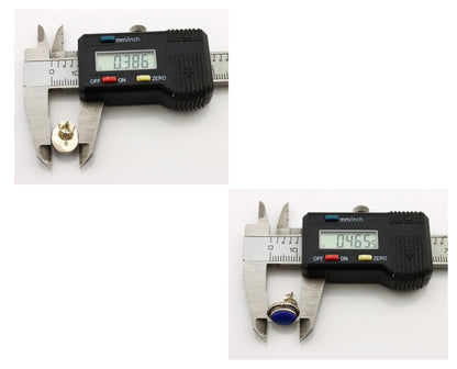 Navajo Earrings 925 Silver Natural Mined Lapis Native American Artist C80s