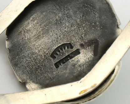 Navajo Bracelet .925 Silver Southwest Turquoise Apache Manufacturing C.80's