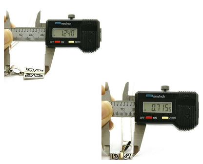 Women's Navajo Necklace .925 Silver & 14k SOLID Gold Artist C.80's Butterfly