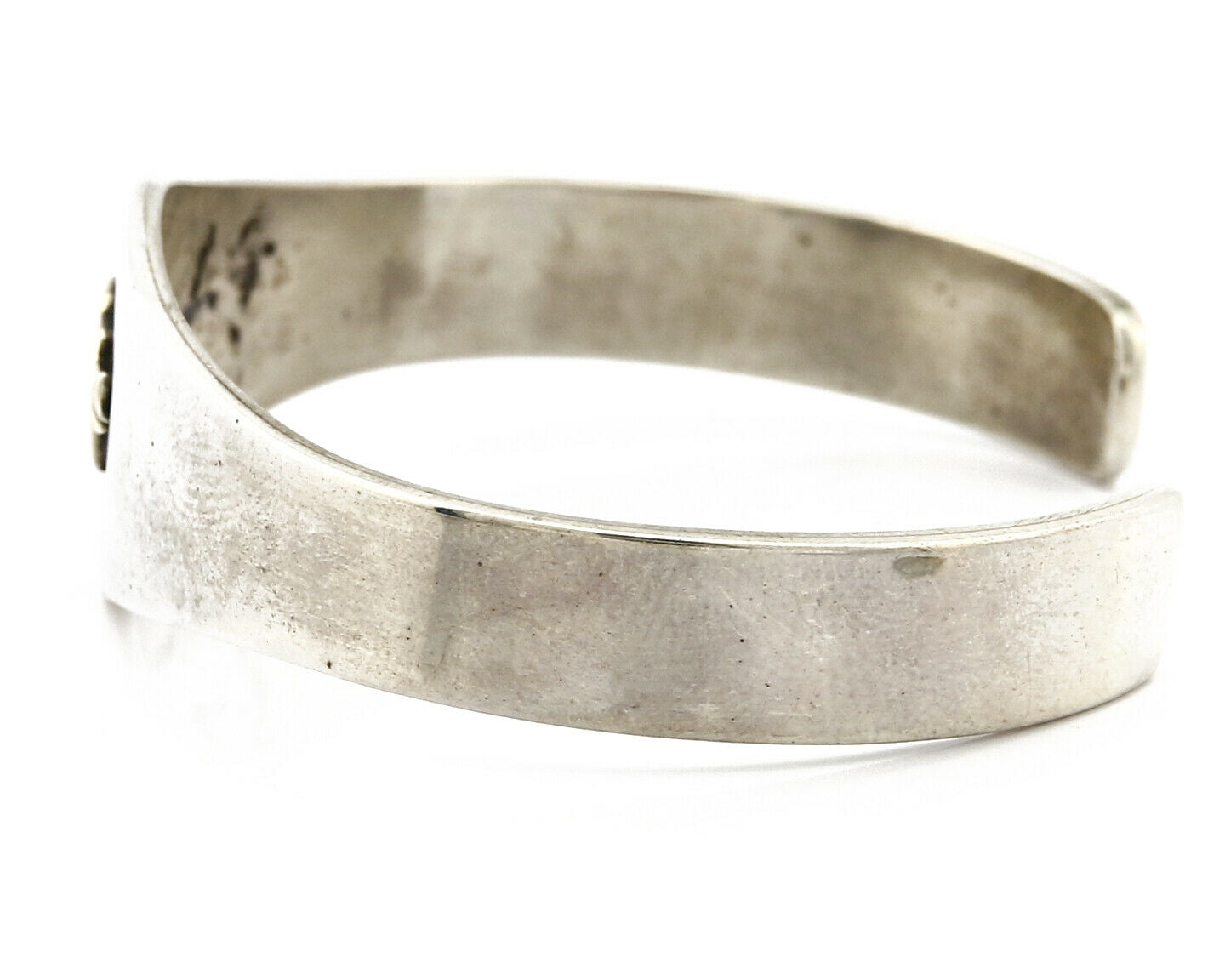 Navajo Bracelet .925 Silver & 14k Solid Gold MM Rogers and CG Cuff C.80's