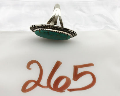 Navajo Ring .925 Silver Arizona Turquoise Artist Native American C.80's